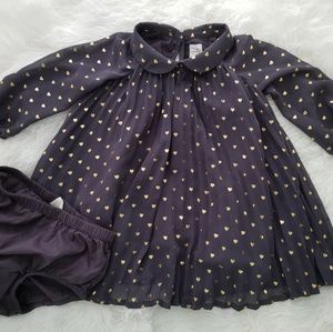 Baby Gaplong sleeve pleated dress